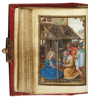 Folio from a miniature Book of Hours, use of Rome, Bruges, 1530-35 (tempera on vellum) (see also 492863-81)