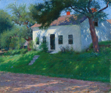 Roadside Cottage, 1889 (oil on canvas)