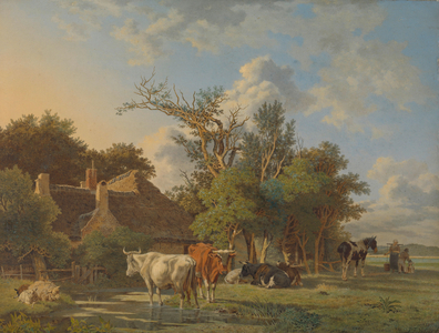 Landscape, 1800 (oil on panel)