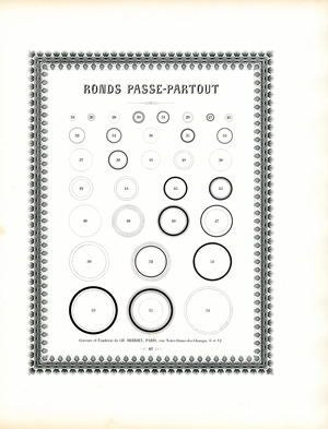 Circular Passepartout Frames (print)