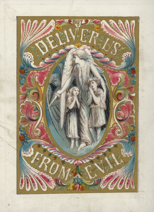 The Lord's Prayer (colour litho)