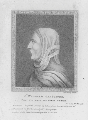 Sir William Gascoigne, Chief Justice of the King's Bench, 1793 (engraving)