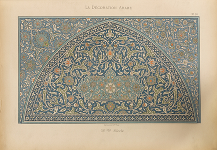 Tombeau du soultan Qansou El-Ghoury, 1885 (imprinted material)