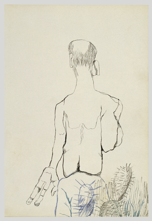 Tourist, 1940 (ink on paper)