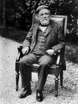 Louis Pasteur (1822-1895), c.1895 (b/w photo)