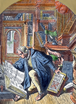 Scene from the life of Protestand reformer Martin Luther