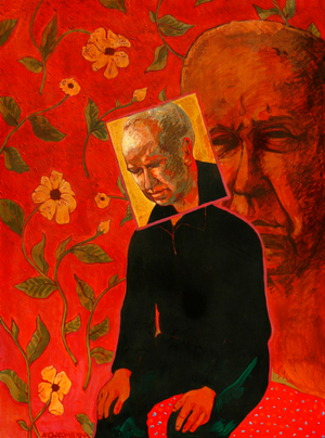 Self Portrait, 2004 (acrylic) on canvas