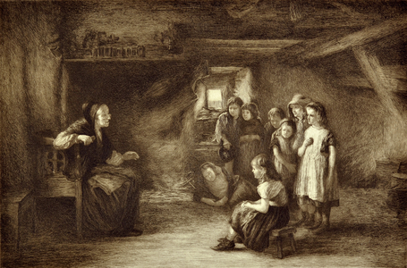 The Legend, 19th century (etching)