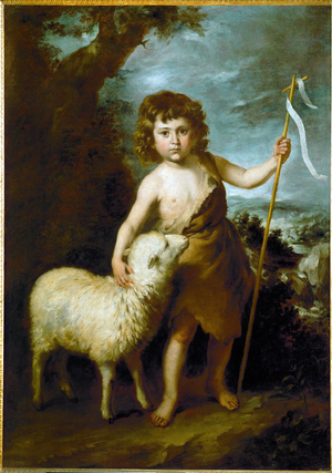 Young John Baptist with the lamb (painting)