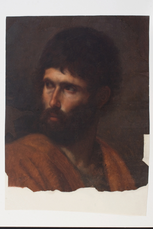 Manly Portrait, c.1790-1834 (oil on cardboard)