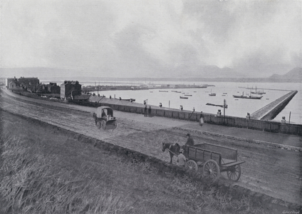 Scotland: Granton (b/w photo)