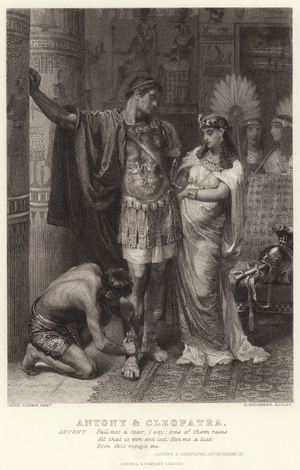 Antony and Cleopatra, Antony and Cleopatra, Act III, Scene IX (engraving)