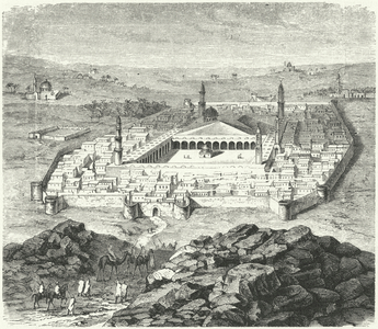 The city of Medina, Arabia (engraving)