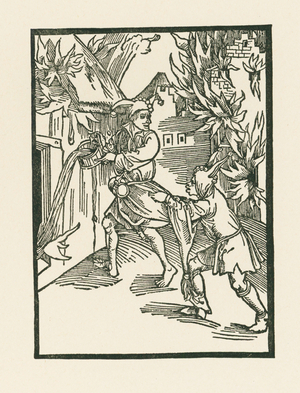 Syn selbs vergessen, 1494 (woodcut)