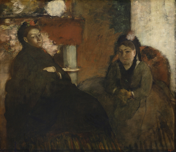 Portrait of Mme. Lisle and Mme. Loubens, 1866-70 (oil on canvas)