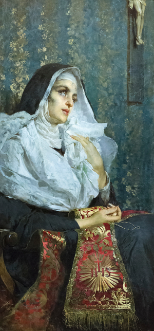 For a new mass, 1894 (oil on canvas)