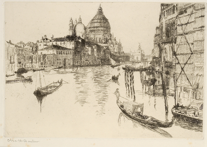 Grand Canal, Venice, 1880 (etching)