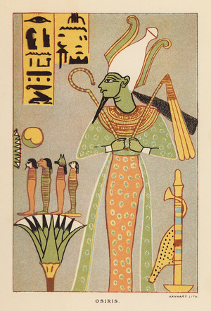 Herodotus: Osiris (colour litho)