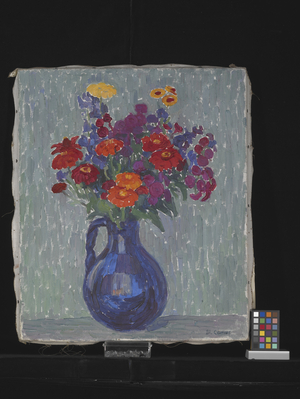 Flowers, date unknown (oil on canvas)