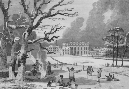 Buckingham House, the Palace of Her Majesty Queen Charlotte, St James's Park (engraving)