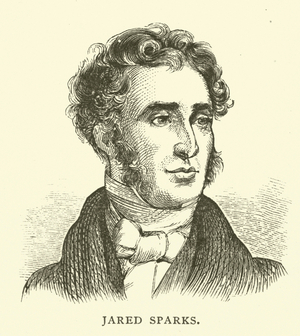 Jared Sparks, American historian, educator and Unitarian minister (engraving)
