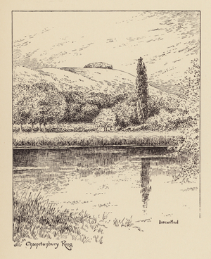 Sussex: Chanctonbury Ring (litho)