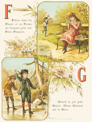 F G : Fleurs, Gamin, Glace