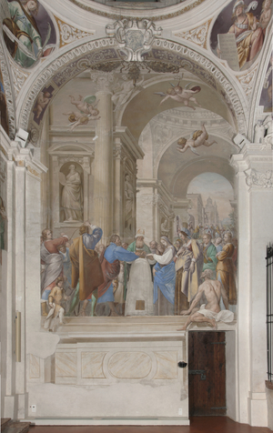 The Marriage of the Virgin Mary, 1634 (fresco)