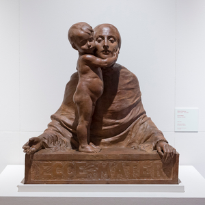 Ecce mater, 1910-1920, (fire resistant material)