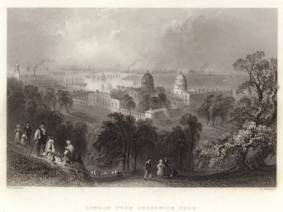London from Greenwich Park (engraving)