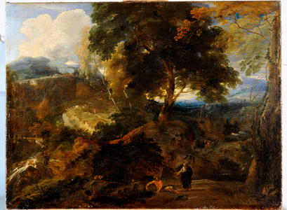 Autumn landscape (oil on canvas)