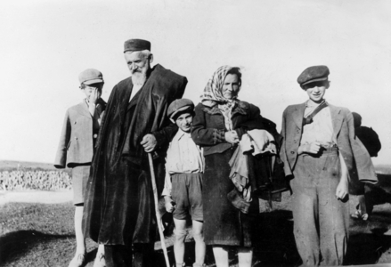 Polish Jews, 1939 (b/w photo)