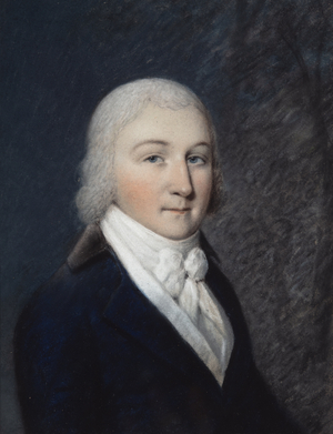 Count de Beaujolais (pastel on grey paper)