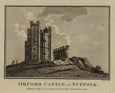 Orford Castle, in Suffolk (engraving)