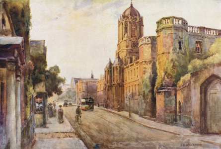 Christ Church (colour litho)