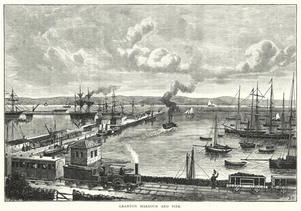 Granton Harbour and Pier (engraving)