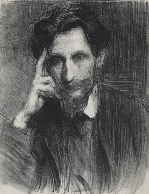 Portrait of a Man (charcoal on paper)