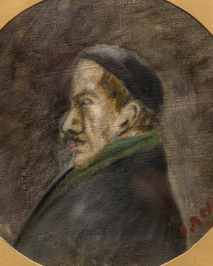 Portrait of Elio Vittorini, 1941 (oil painting on canvas)