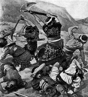 Shamgar, son of Anath by J James Tissot - Bible