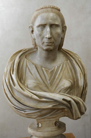 Bust of Julia Cornelia Salonina (died 268), Augusta, wife of Roman Emperor Gallienus (marble)