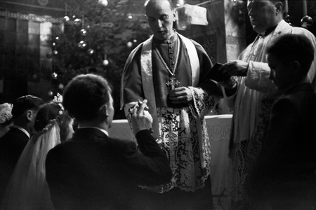 Cardinal Alojzij Stepinac in his hometown of Krasic, Croatia ..., 1952 (photo)