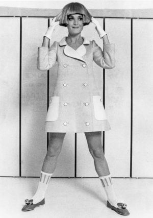 A coat by Courreges, February 1969