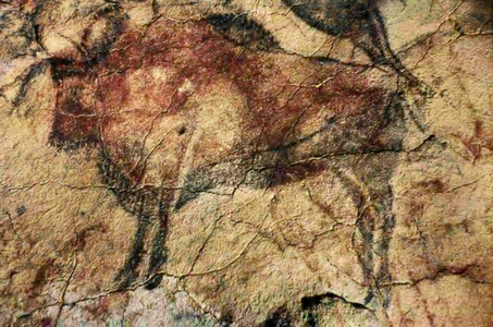 Bison. Cave painting from Altamira, Santander, Spain (painting)