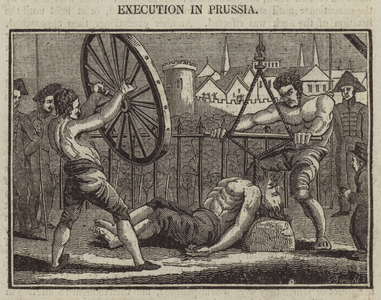 Execution in Prussia (engraving)