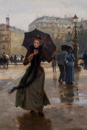 La Demoiselle, before 1899, detail (Oil on wood panel)