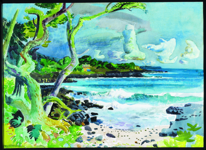 Kona Coast, 1950 (w/c on paper)