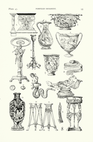 Pompeian ornament (litho)