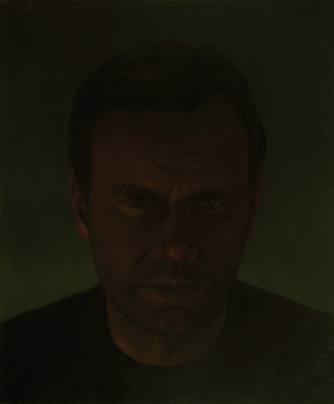 Portrait, 2010 (oil on wood)