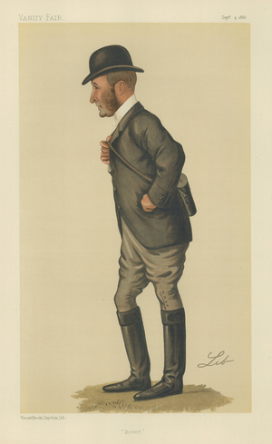 Mr Robert Peck (colour litho)