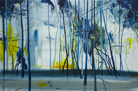 Group of Trees, Paros, 2017 (oil on canvas)